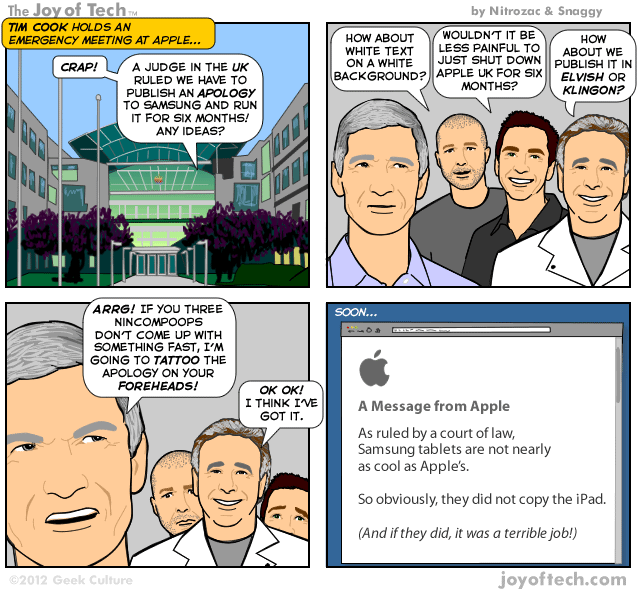 Apple Apology