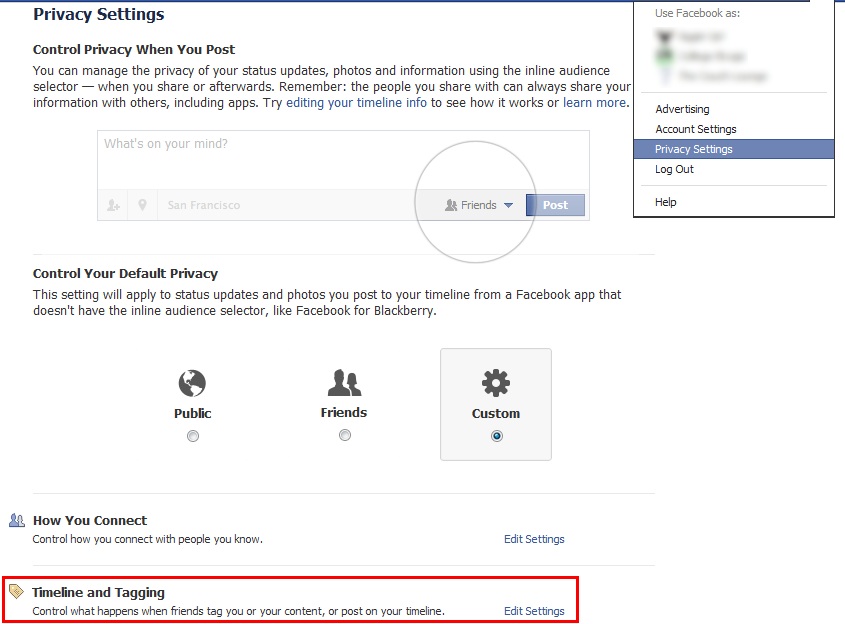 controlling tagged posts in facebook