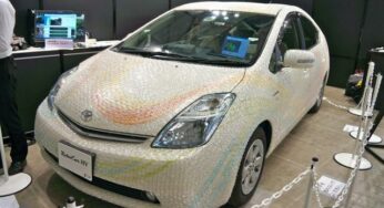RoboCar HV driverless R&D test vehicle can be driven with an iPad