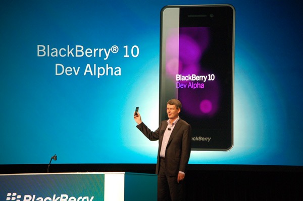 No Keyboards on New Blackberry 10 OS Phones