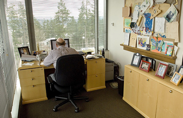 steve ballmers desk