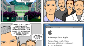 Apple’s Apology To Samsung [Comic]