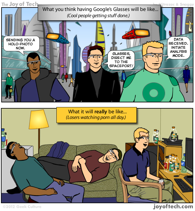 How Google Glass Will Really Be Used [Monday Madness Comic]