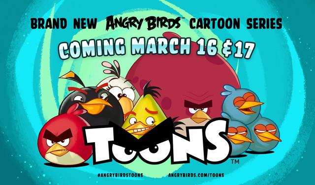 Rovio's New Cartoon Series, "Angry Birds Toons" Coming on March 16
