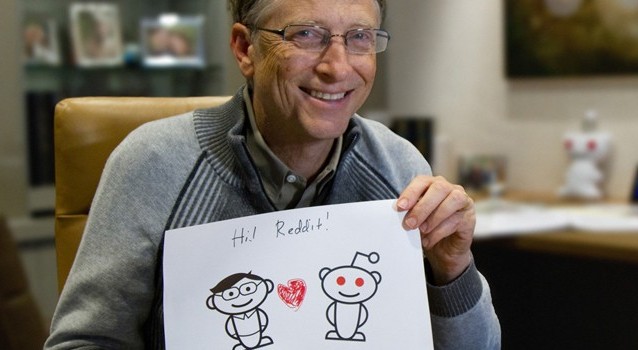 Bill Gates On His First AMA on Reddit, Answers Questions Using 80-Inch Windows 8 Display