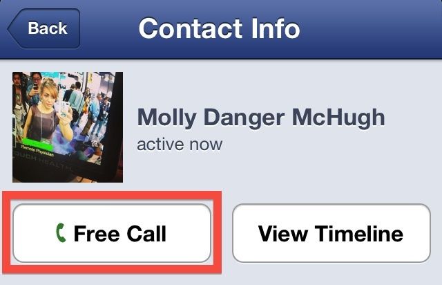 Facebook Free Calling