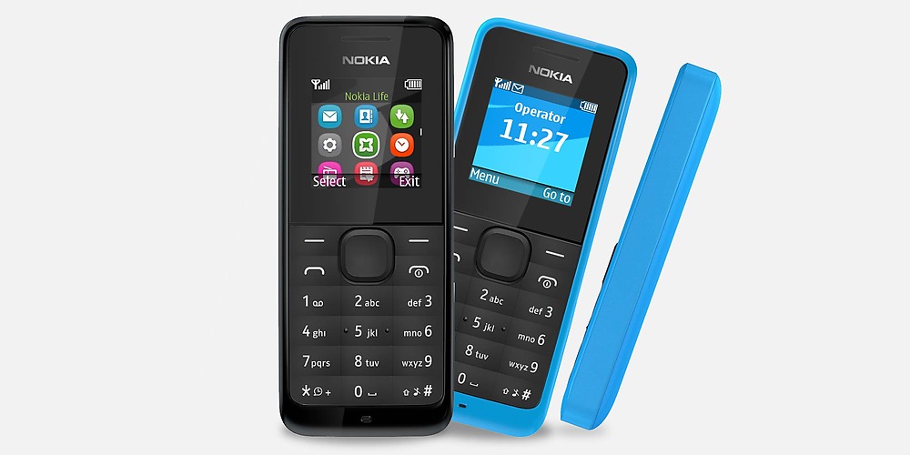 Nokia 105 - Affordable Entry level phone priced at Rs 1,249