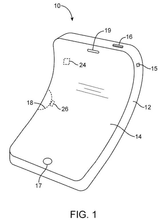 Apple 's Patent Filing hints at the Possibility of a Flexible iPhone