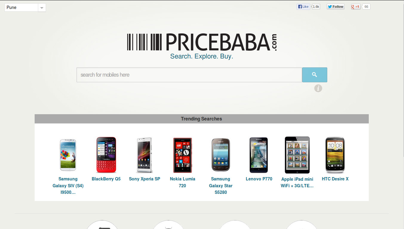 PriceBaba - Helping the Real World Shoppers Locate Mobile Prices in their Vicinity