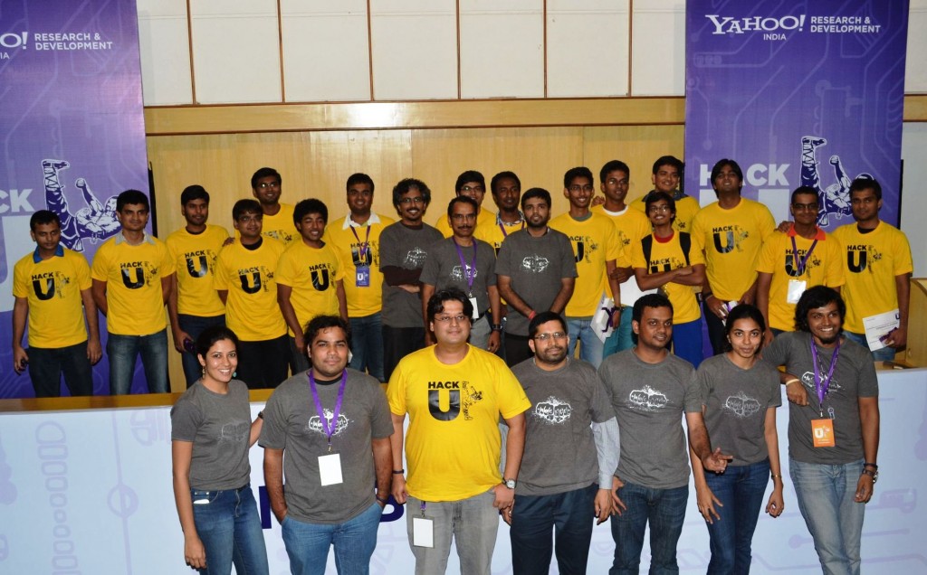 Winners -  Hack U at IIT Bombay with Yahoo! Team_2013