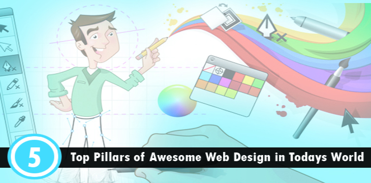 5 pillars of website design
