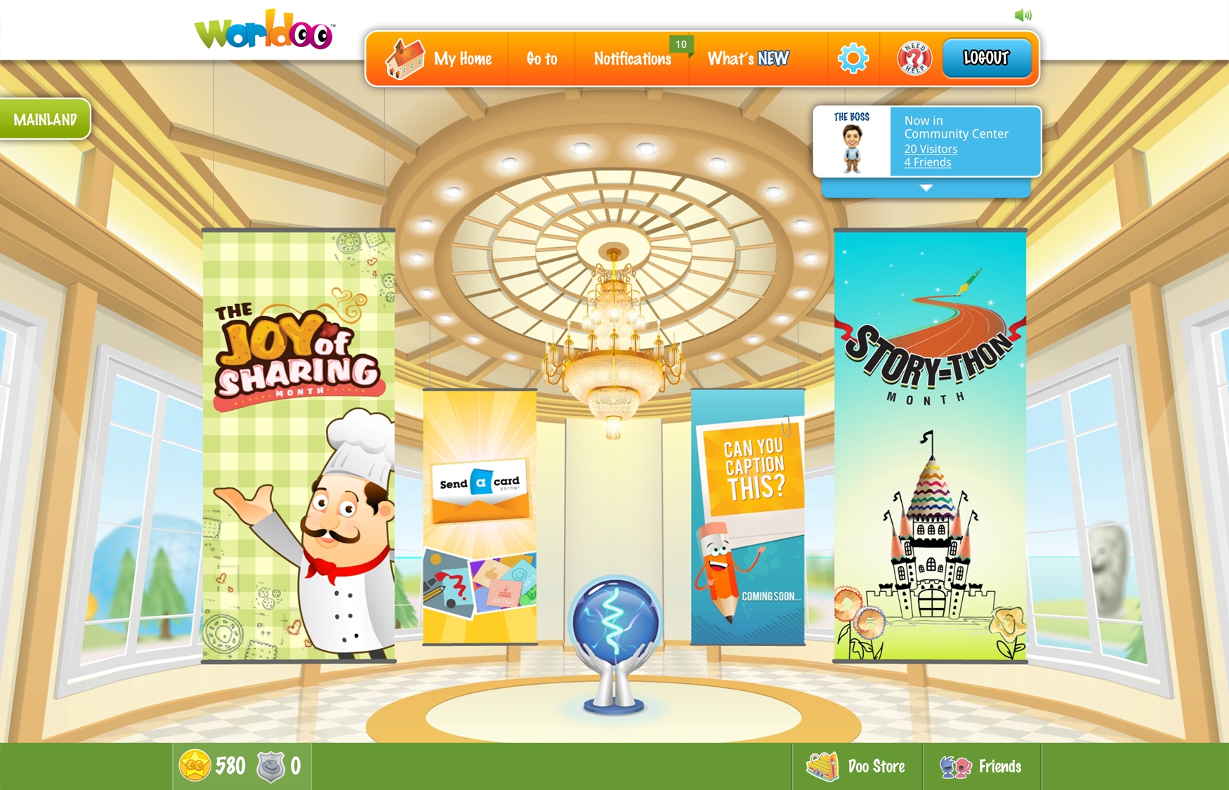 Worldoo.com - A virtual ecosystem where the child can live, express and play!