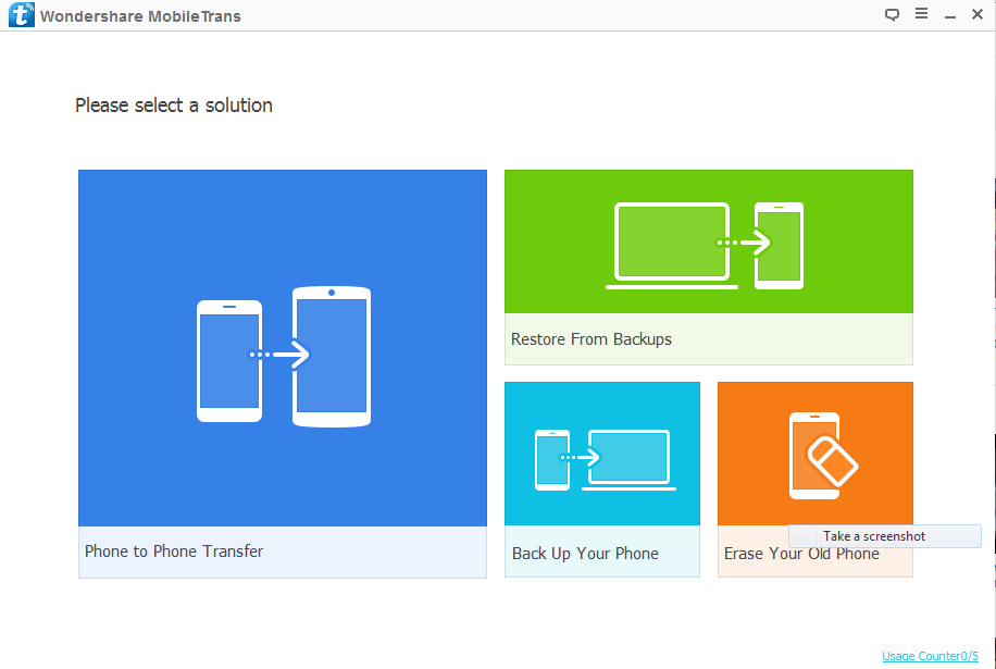 wondershare mobiletrans for windows phone