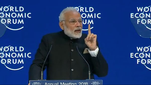 India given pole position at Davos 2018