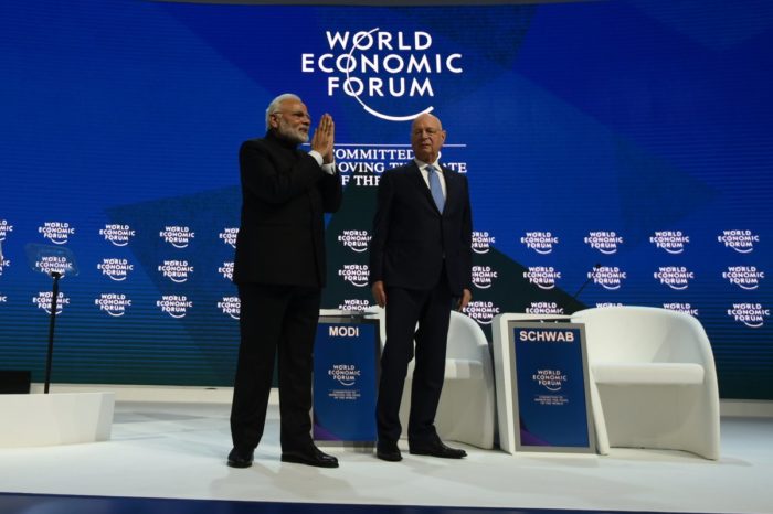 Modi speaks against global threats at pivotal WEF at Davos