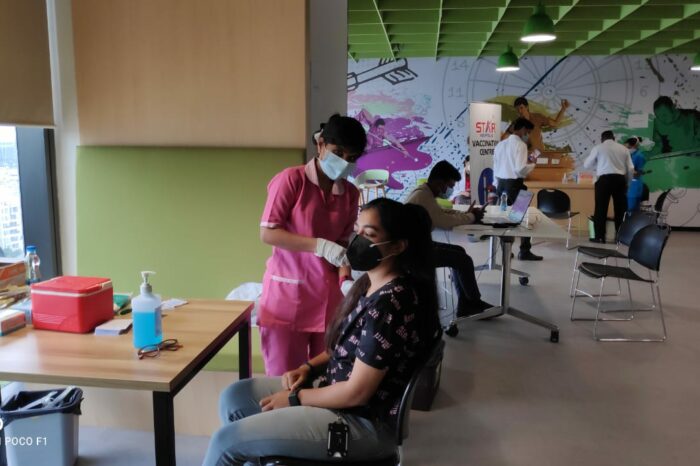 Hyderabad organizations lent a helping hand to their employees by rolling out vaccinations amid the second wave of the pandemic
