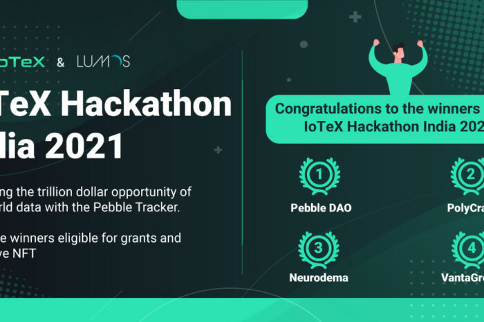Lumos Labs & IoTeX Hackathon India 2021 winners share passion for innovative blockchain solutions