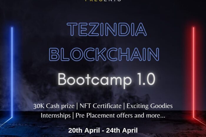 Tezos India-Code8 collaboration for a 5-day blockchain awareness bootcamp to inspire young Crypto learners